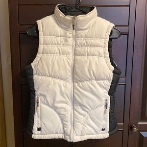 Reversible Black And White Puffy Vest, Size Small
